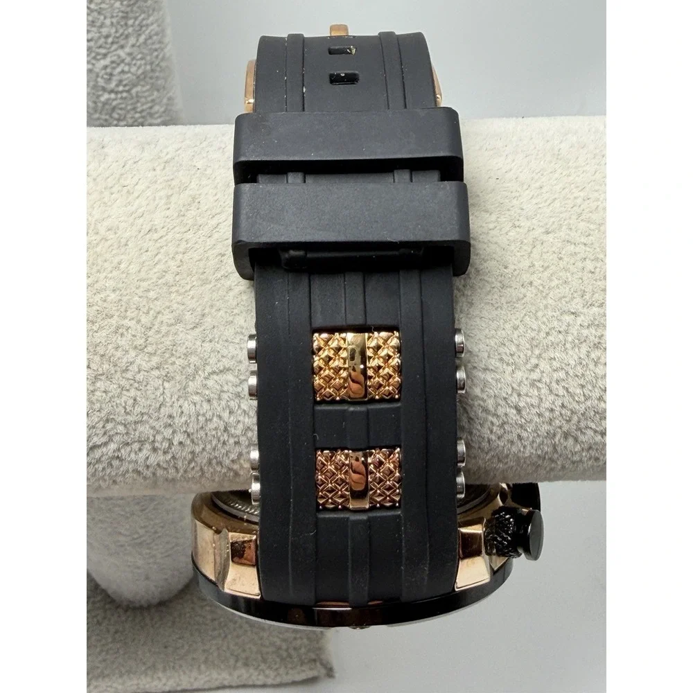 Mini Focus MF0349G New Battery Mens Chronograph Watch 50MM 8.5